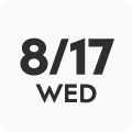 8/17 WED