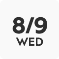8/09 WED
